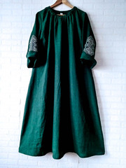 ❀ Ярина. Платье льняное макси с вышивкой PL-421106