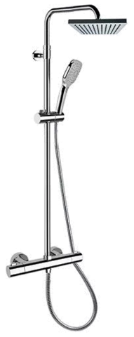 Remer Elegance EQ32A8CPSD20 Душевая система термостатическая, цвет: хром