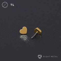 Heart PVD Yellow Б/Р