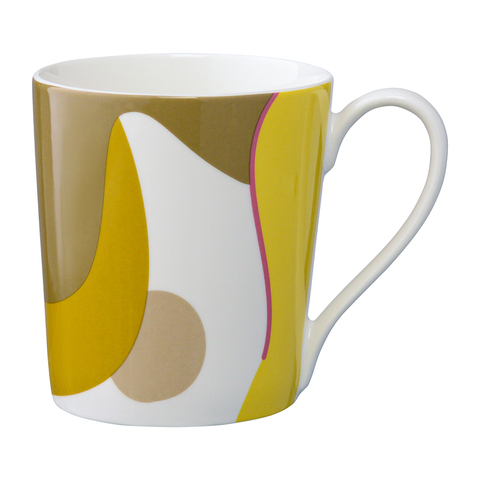 Кружка 350мл Tkano Freak Fruit горчичная с авторским принтом