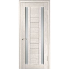 Купить Межкомнатная дверь экошпон Legend ЛУ-28 капучино остеклённая