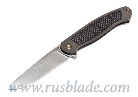 Cheburkov Scout 2018 Damascus Bronze CF 