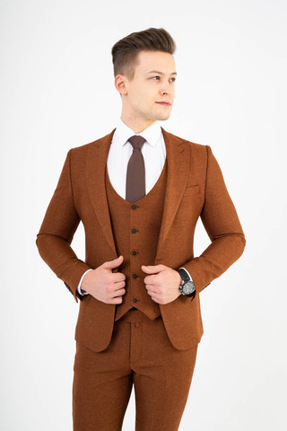 Костюм мужской - тройка Slim Fit Cesare Mariano 12/007