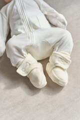 Пинетки из флиса "Cute" (экрю)