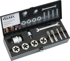 Набор метчиков и плашек для болтов и гаек 48647