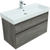Aquanet 242582 Тумба Nova Lite 100 2 ящ. цв. дуб рошелье (242582)