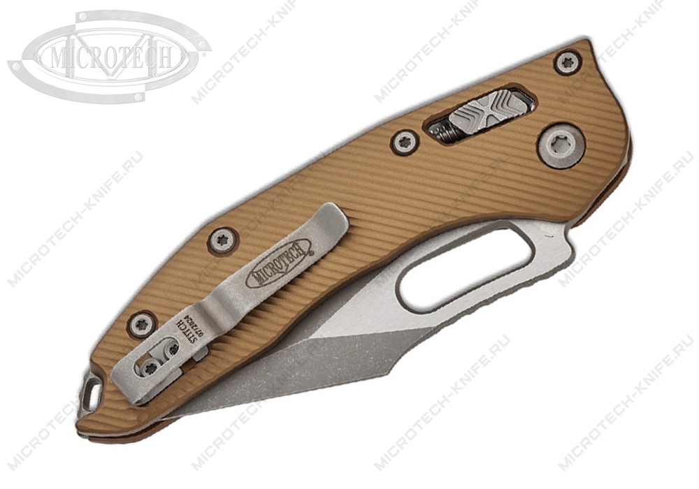 Нож Microtech Stitch RAM-LOK 169RL-10FLTA - фотография 