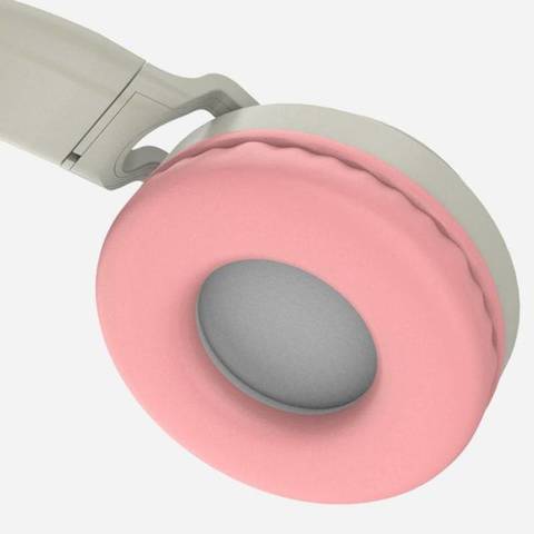 Беспроводные bluetooth наушники со светящимися кошачьми ушами Cat Ear Pink розовые