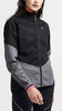 Утепленная ветрозащитная куртка для бега Craft Glide black-granite женская