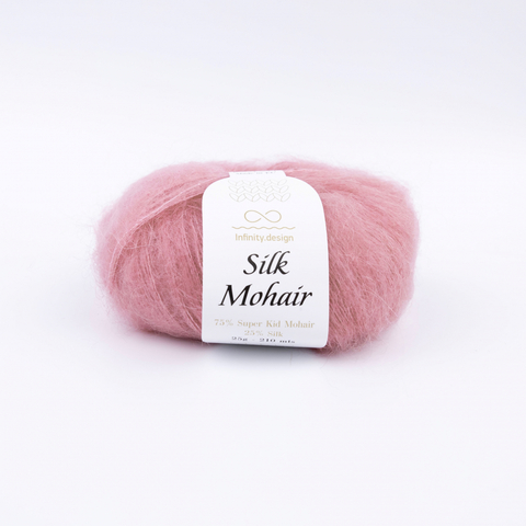 Пряжа Infinity Silk Mohair 4042 увядшая роза