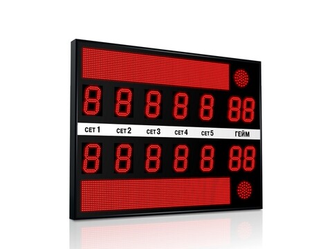 Табло для тенниса Импульс 715-L2xD15x7-L2xS12x96xP10-S2