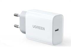 Зарядное устройство  UGREEN CD127 (70161) PD 30W USB-C Wall Charger EU, белый