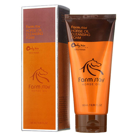 Farmstay Jeju Horse Oil Cleansing Foam - Очищающая пенка с лошадиным маслом