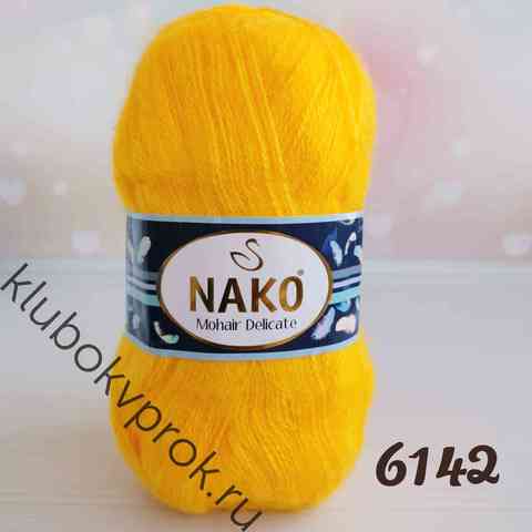 NAKO MOHAIR DELICATE 6142, Желтый