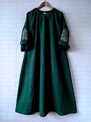 ❀ Ярина. Платье льняное макси с вышивкой PL-421106