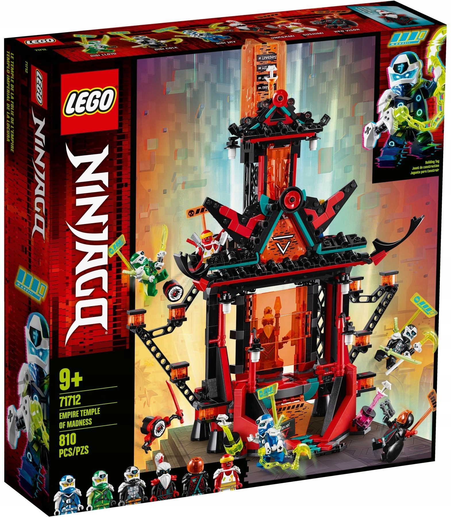 Конструктор LEGO NINJAGO Императорский храм Безумия 71712 купить в Москве |  Доставка по России.