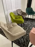 фото 3 Стул BREEZE BLUVEL-40 BEIGE/ черный каркас, велюр М-City на profcook.ru