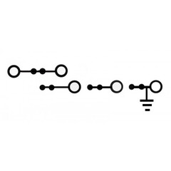 Клеммы для датчиков и приводов Push-IN 0,2-1,5mm2/13,5A/250V