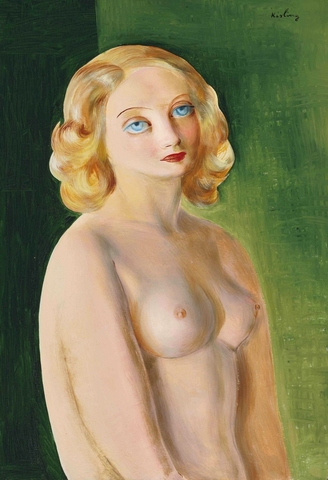 Моисей Кислинг. 1930. Торс обнаженной (Naked Torso). 55.2 х 38.1. Холст, масло. Частное собрание.