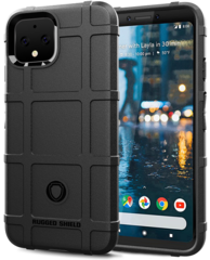 Чехол на Google Pixel 4 цвет Black (черный), серия Armor от Caseport