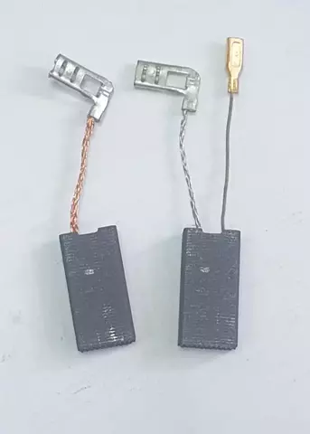 Щетка угольная (комплект 2 шт) для ОТБОЙНИК-перфоратор BOSCH GBH 7 DE. 7-45. размер 6-12-22