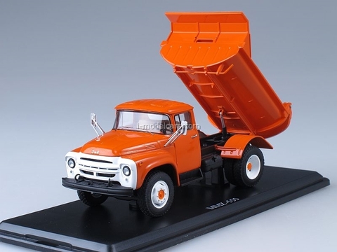 ZIL-MMZ-555 tipper early grille Autoexport 1974 Start Scale Models (SSM) 1:43