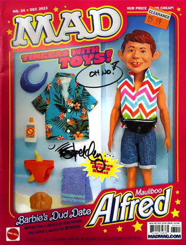 MAD Magazine #34 (December 2023) (с автографом Эда Стекли)