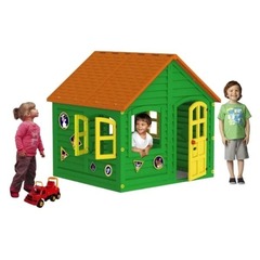 Детский домик LKids зелено-оранжевый