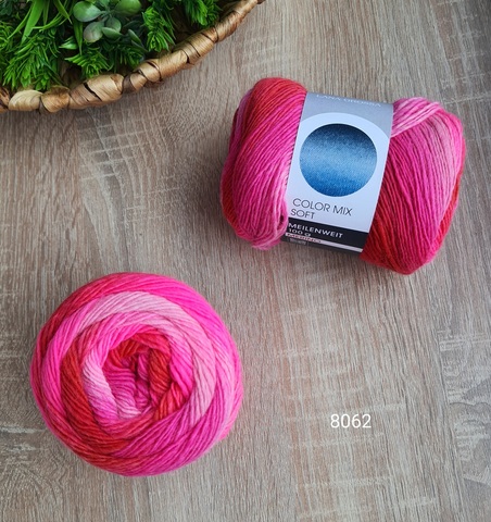Lana Grossa Meilenweit Color Mix Soft 8062