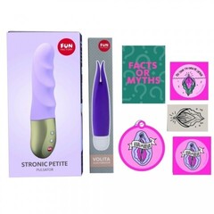 Набор: пульсатор + вибратор Fun factory CLIT KIT PETITE лиловый