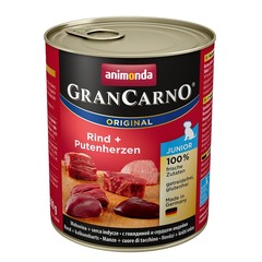 Консервы Animonda Gran Carno Original Junior с говядиной и сердцем индейки для щенков и юниоров