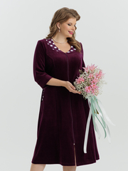 4074В Халат на молнии