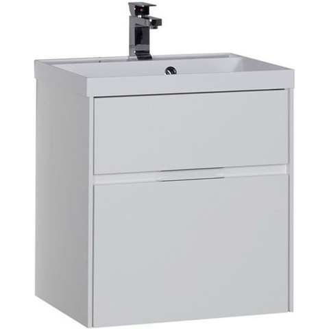 Aquanet 212833 Тумба с раковиной Aquanet Латина 60 белый (2 ящика) (212833)