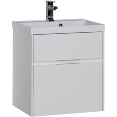Aquanet 212833 Тумба с раковиной Aquanet Латина 60 белый (2 ящика) (212833) фото
