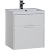 Aquanet 212833 Тумба с раковиной Aquanet Латина 60 белый (2 ящика) (212833)