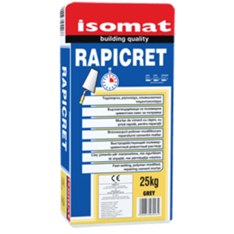 Isomat Rapicret/Изомат Рапикрет быстросхватывающийся ремонтный раствор