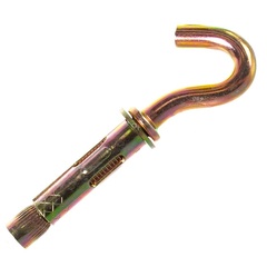 ЗУБР М8 х 40 мм, 60 шт, анкерный болт с крюком, Профессионал (302372-08-040)