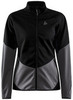 Утепленная ветрозащитная куртка для бега Craft Glide black-granite женская