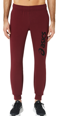 Теннисные брюки Asics Big Logo Sweat Pant - antique red/performance black