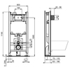 Ideal Standart RX002602 Промо-комплект 2.0 , состоящий из: R002601 EXACTO Rimless Подвесной унитаз с сидением и крышкой с функцией плавного закрытия UV09001, полипропилен, с функцией fast fix (легкосъемное) R046367 PROSYS 2.0 Встраиваемая инсталляция
