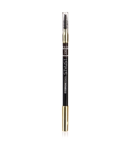 TF Карандаш для бровей с щеточкой Eyebrow Pencil Stylist тон 206 мягкий черный