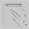 Трековый светильник Maytoni Focus t TR141-2-6W4K-M-BS