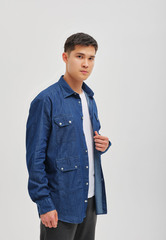 Рубашка мужская Denim DARK BLUE