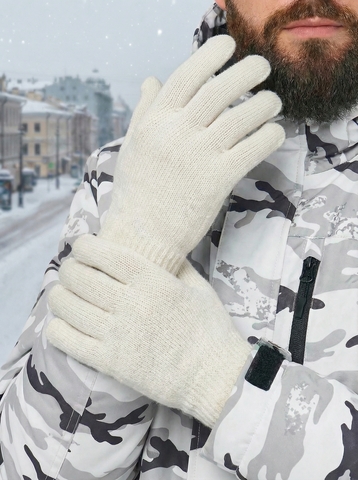 Перчатки п/ш белые