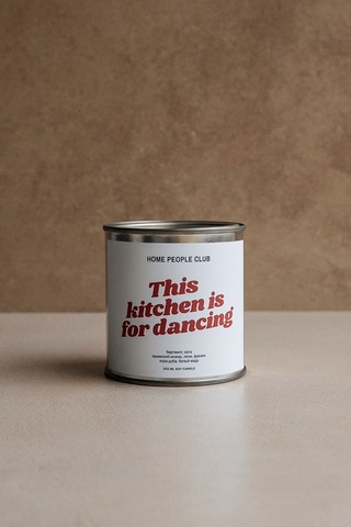 Свеча THIS KITCHEN IS FOR DANCING