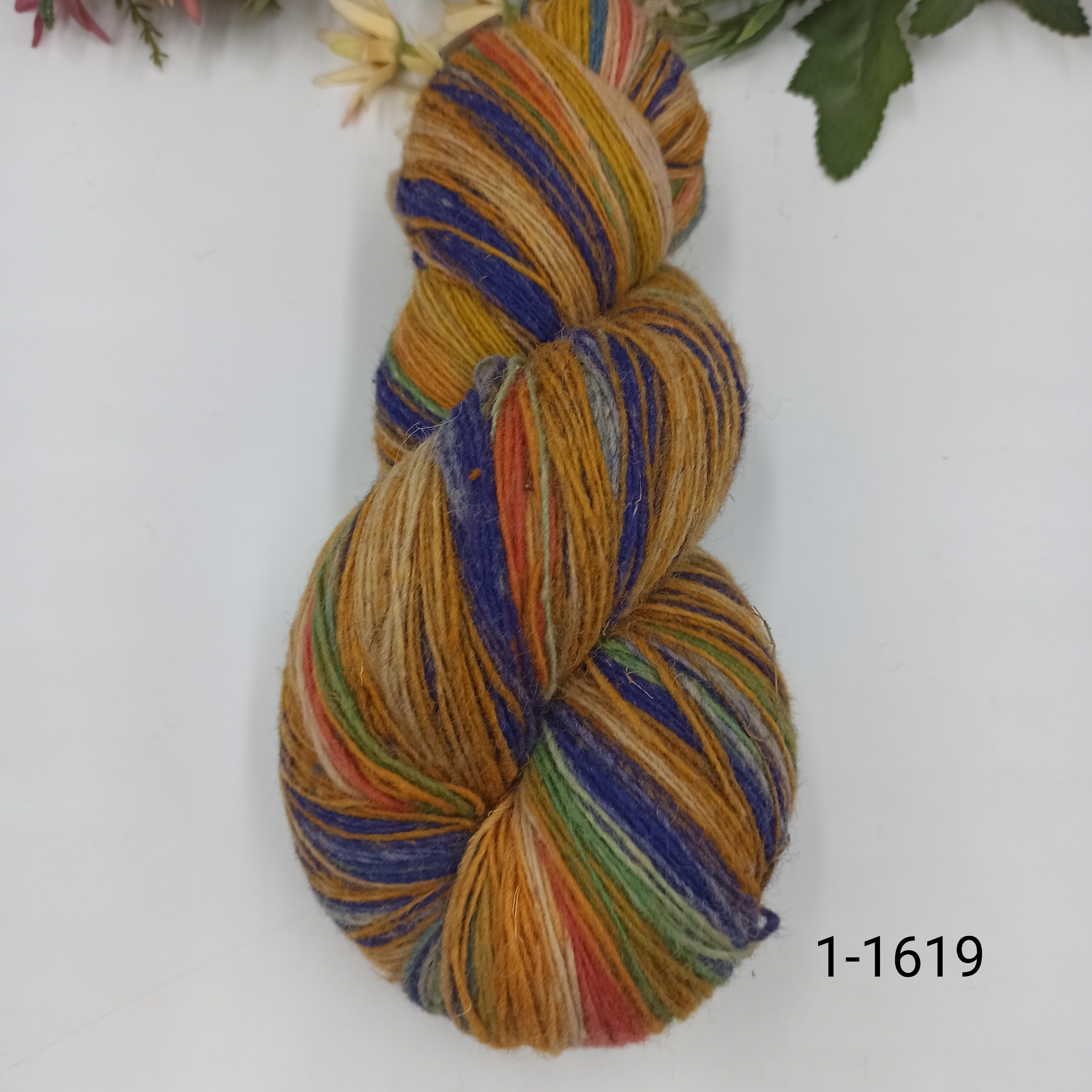 Дундага 6/1 шерсть секционного окрашивания 01-1619 420м/100гр