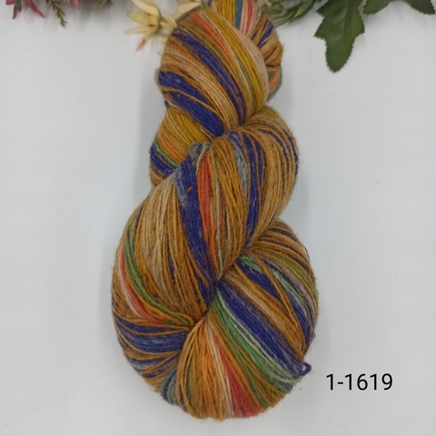 Дундага 6/1 шерсть секционного окрашивания 01-1619 420м/100гр