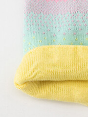 шапка  для девочки  КВ 20380/25/светлая мята,розовый