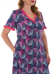 4549 Халат на пуговицах