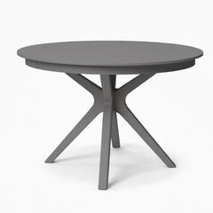 Обеденный стол Гермес 100(130)x100 (серый)